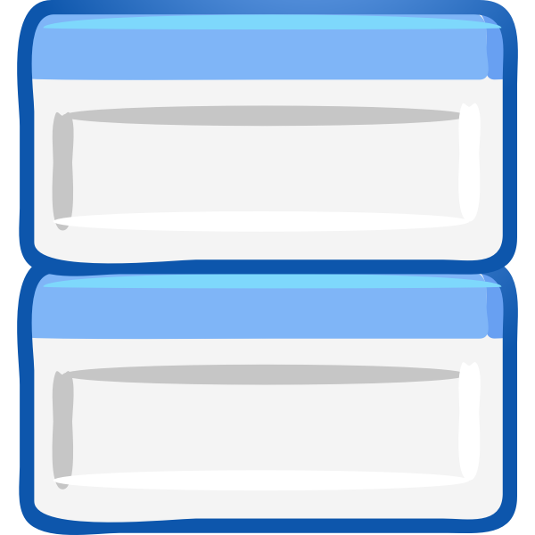 SVG Computer windows tiled icon vector image