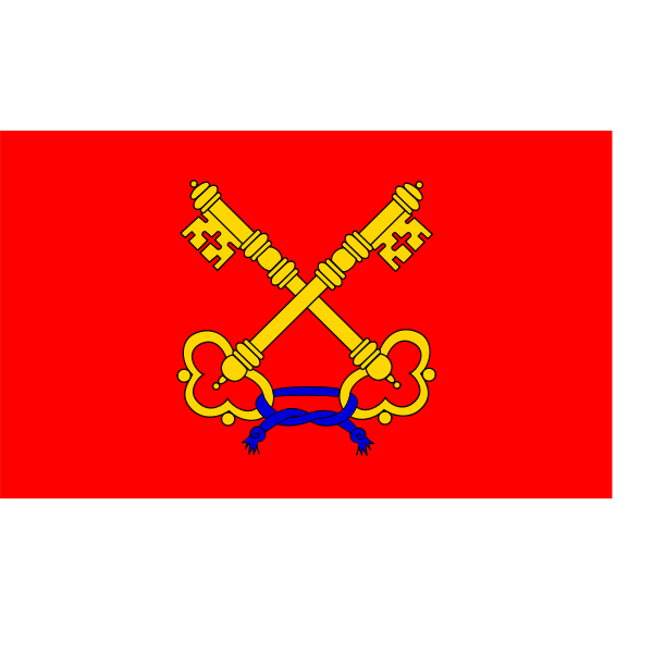 SVG Comtat Venaissin region flag vector image