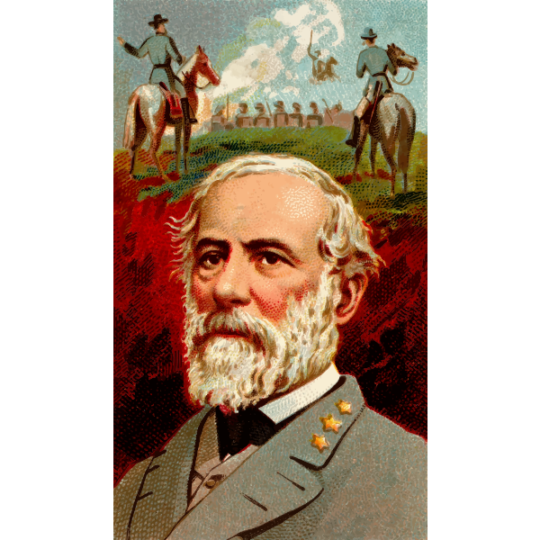 SVG Confederate general Lee