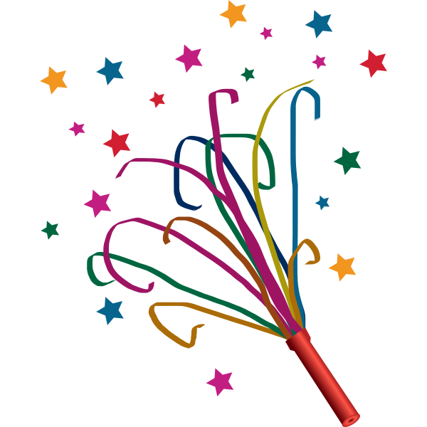 SVG Confetti and stars