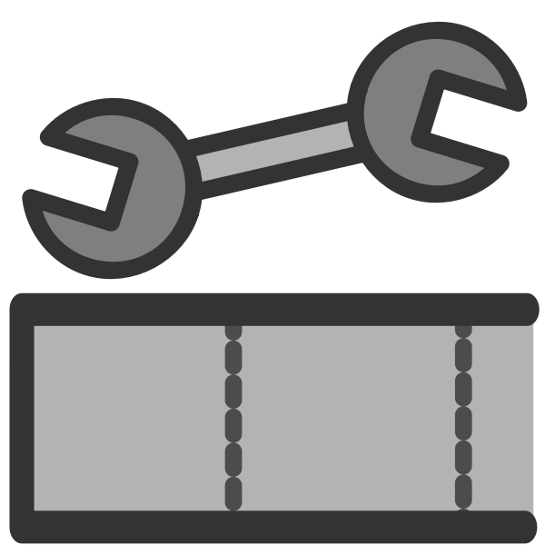 SVG Configure toolbars icon