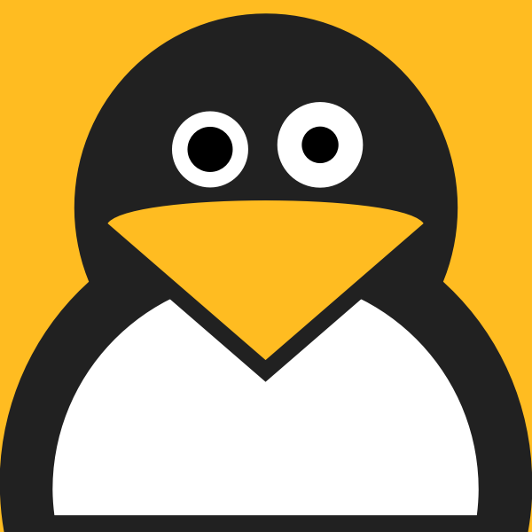 SVG Confused penguin