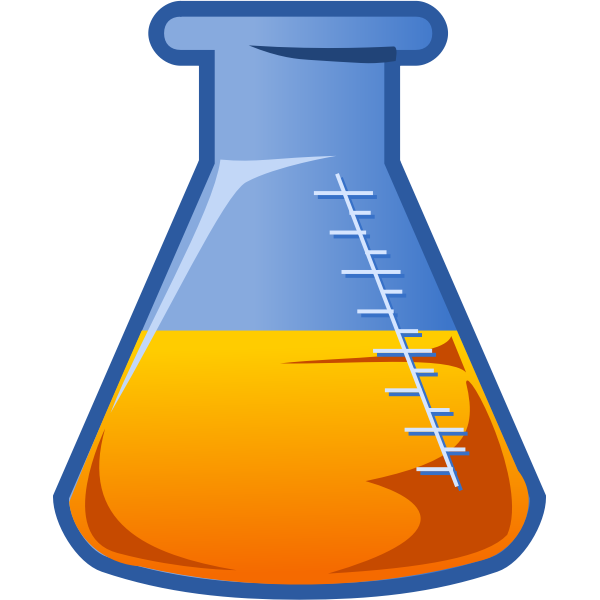 SVG Conical flask illustration