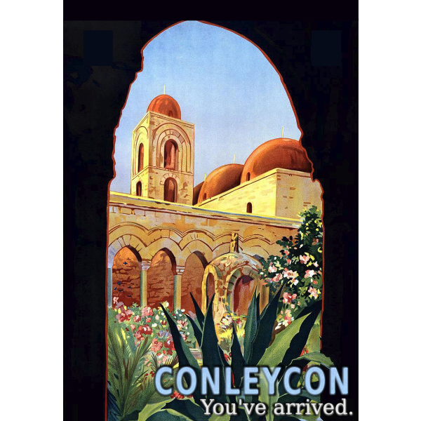 SVG Conleycon travel poster