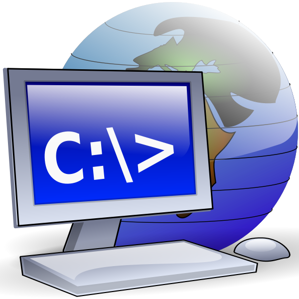 SVG Connect the web vector illustration
