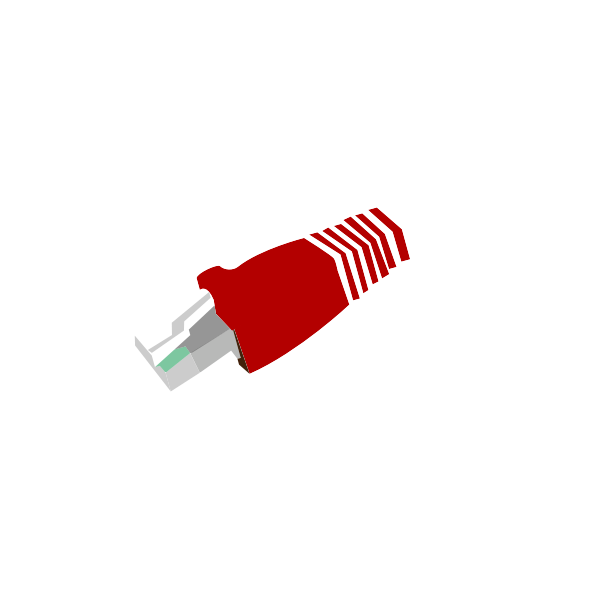 SVG Connector RJ45 vector clip art