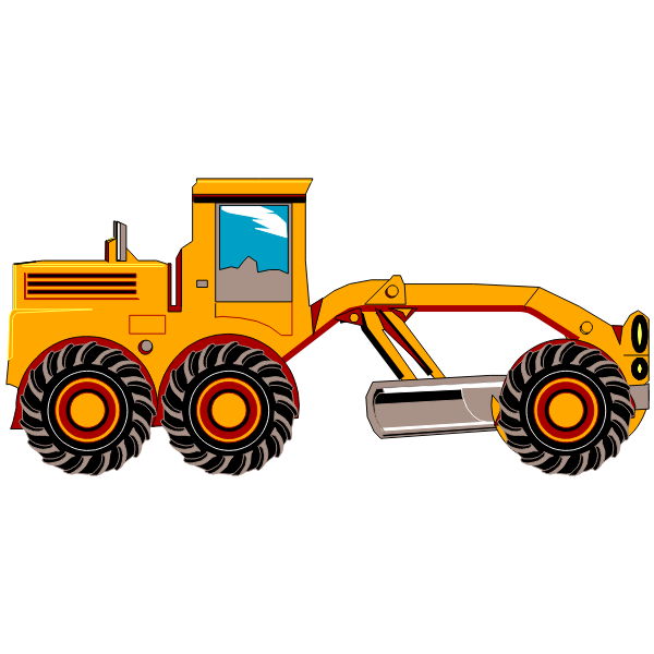 SVG Construction grader