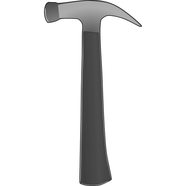 SVG construction hammer