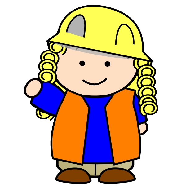 SVG Construction kid image