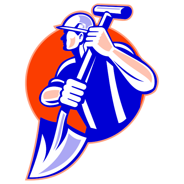 SVG Construction worker icon