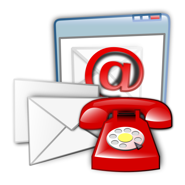SVG Contacts icon vector image