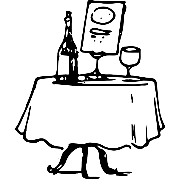 SVG Contents on a table