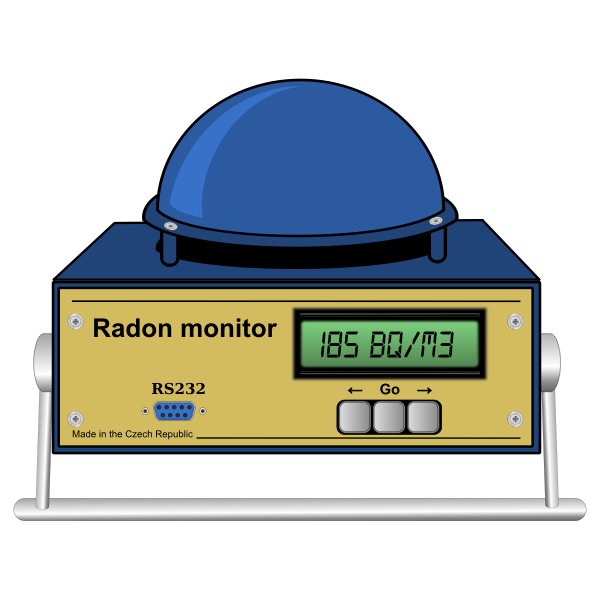 SVG Continuous radon monitor