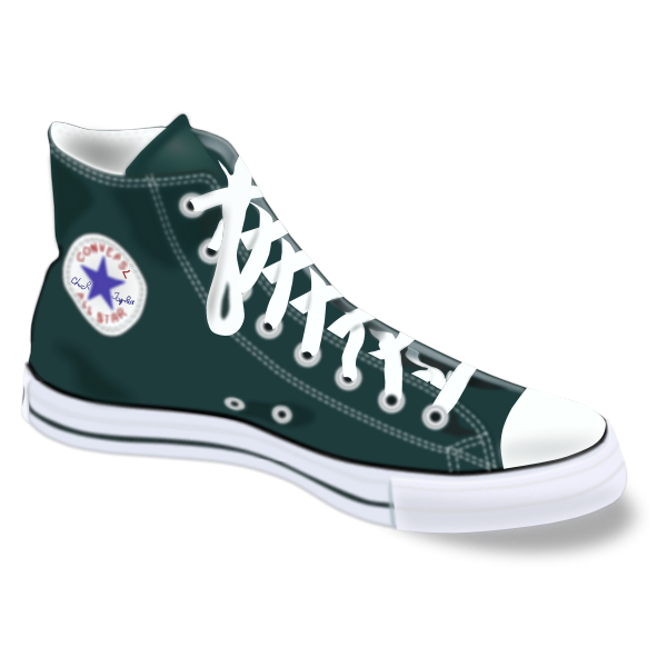 SVG Converse sport shoes vector image