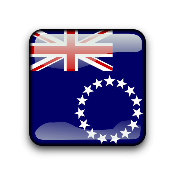 SVG Cook Island flag vector