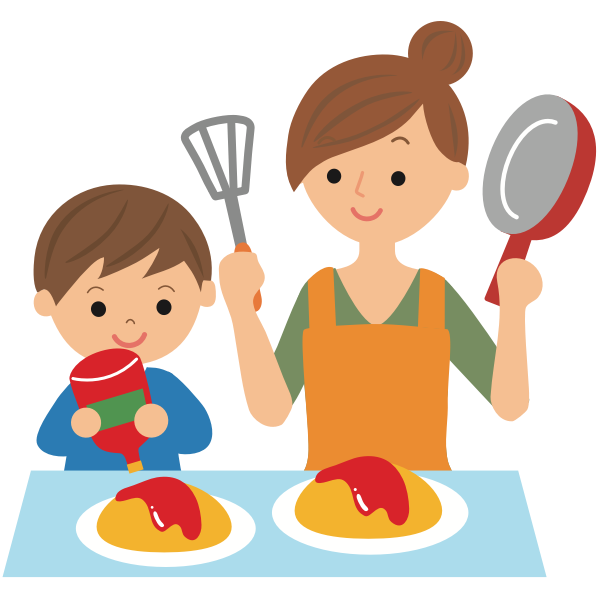 SVG Cooking with mother