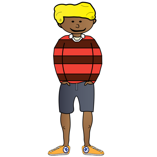 SVG Cool blonde guy