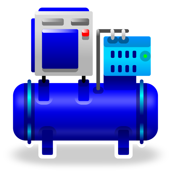 SVG Cool vector compressor vector illustration