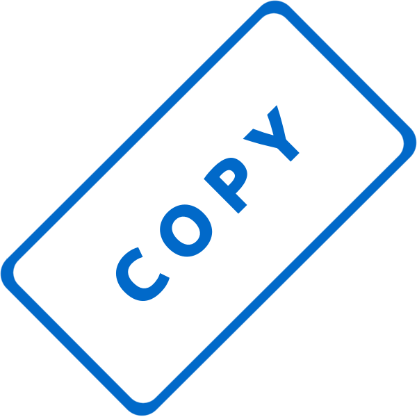 SVG Copy Stamp Vector