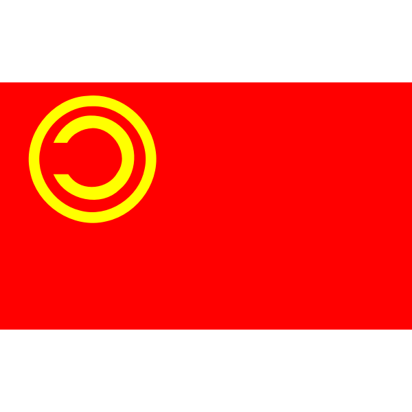 SVG Copyleft flag vector