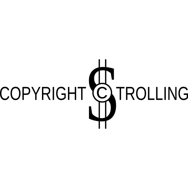 SVG Copyright Trolling vector illustration