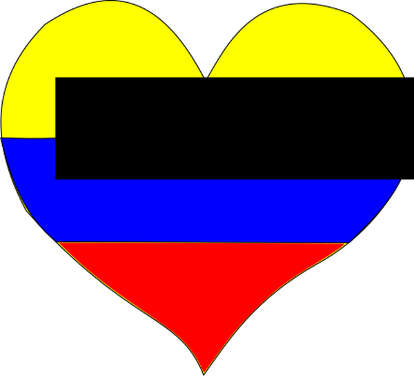 SVG Corazon colombiano