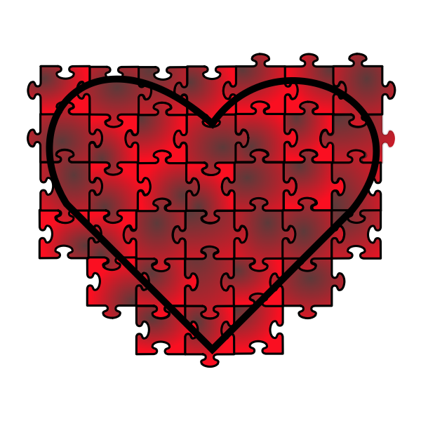 SVG Corazon Rompecabezas 3