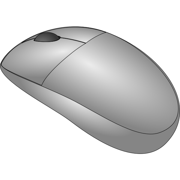 SVG Cordless mouse vector drawing