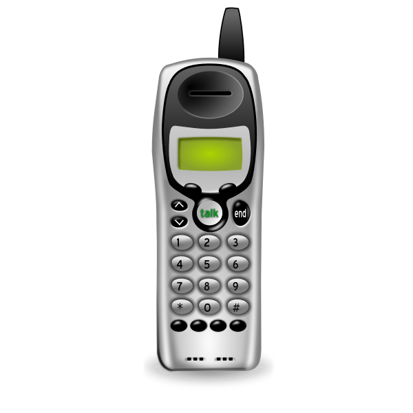 SVG Cordless telephone vector image
