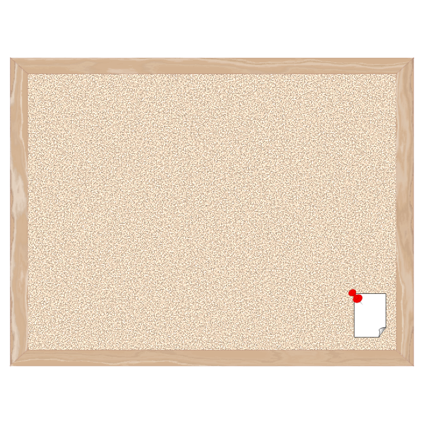 SVG Cork board