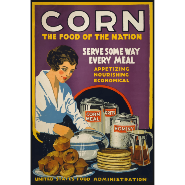 SVG Corn war poster