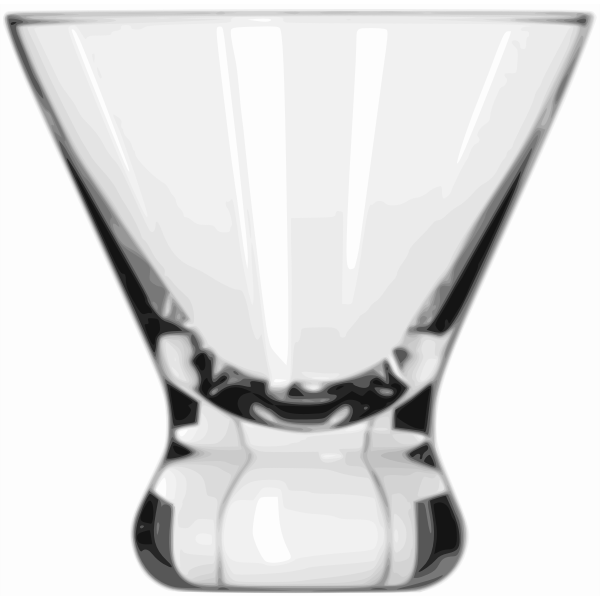 SVG Cosmopolitan cocktail glass vector image