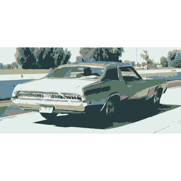 SVG Cougar car vector illustration