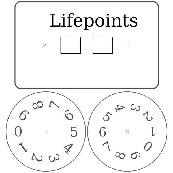 SVG Counter for games template