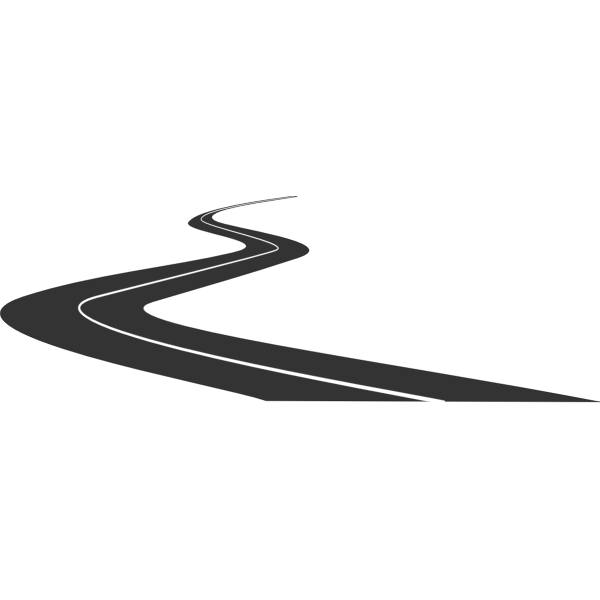 SVG Country road vector image