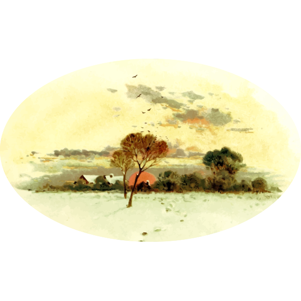 SVG Country Scene Flowers