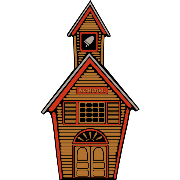 SVG Country school vector image