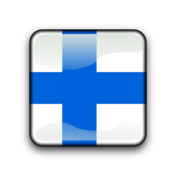 SVG Country vector button Finland