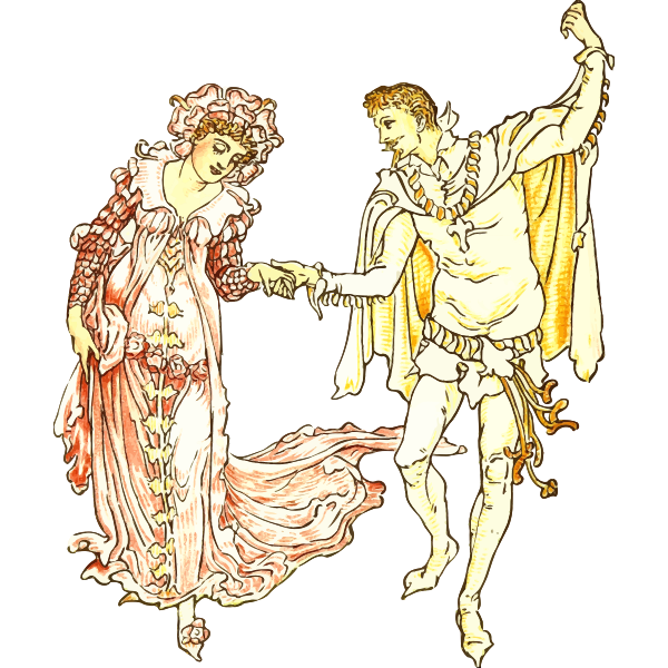 SVG Couple dancing