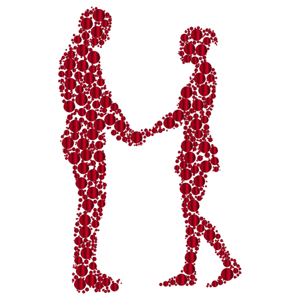 SVG Couple made of circles