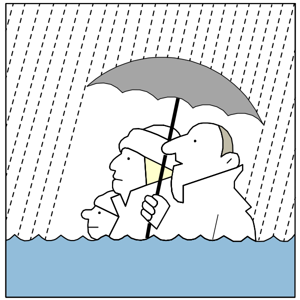 SVG Couple with umbrella