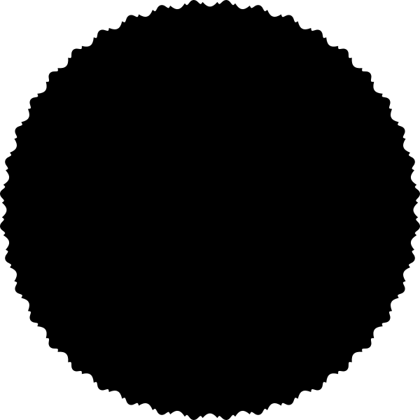 SVG Cove black circle vector drawing