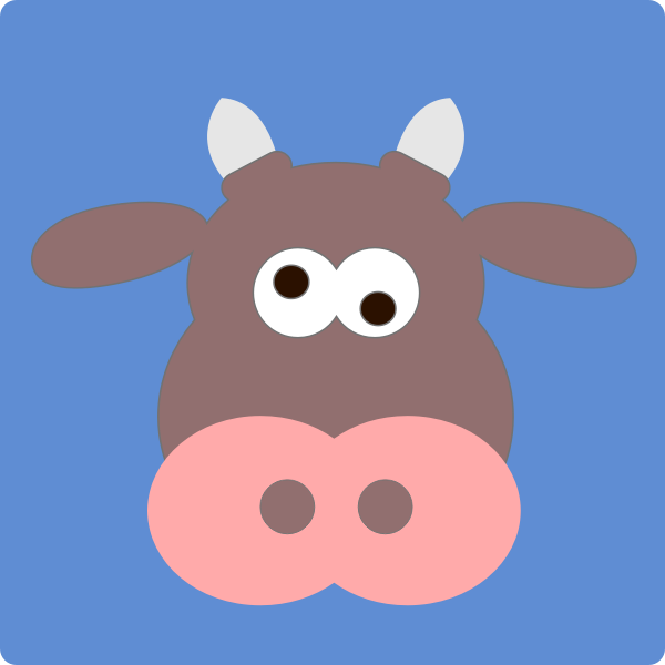 SVG cow for Linus
