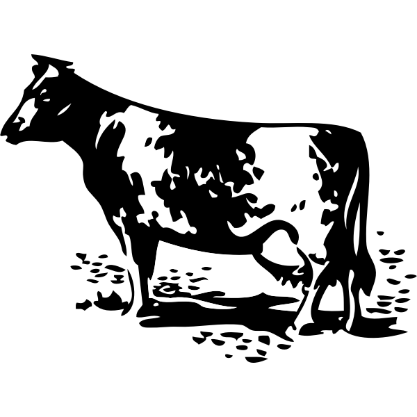 SVG Cow without barn