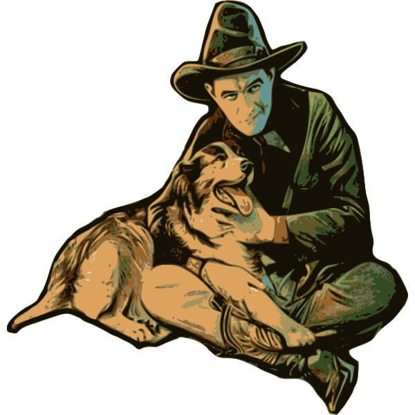 SVG Cowboy and dog