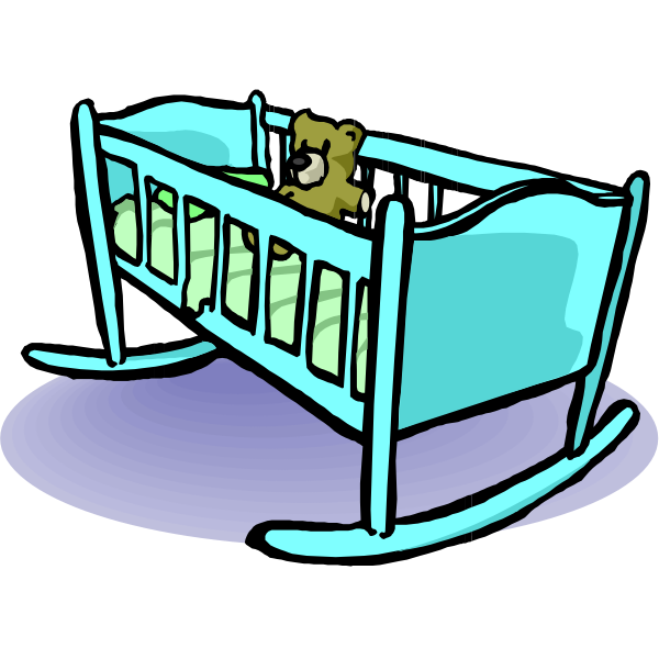 SVG Cradle vector illustration