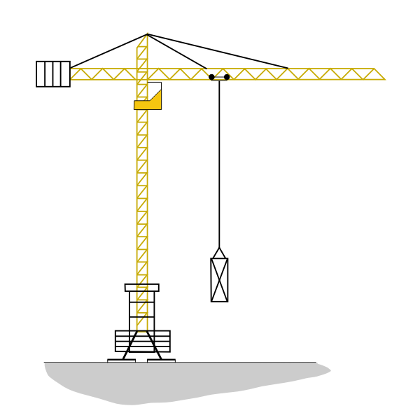SVG Crane vector image