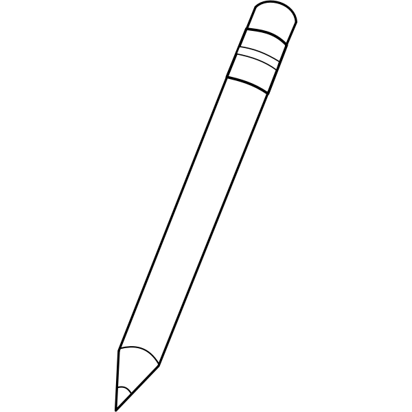 SVG Crayon pen vector image
