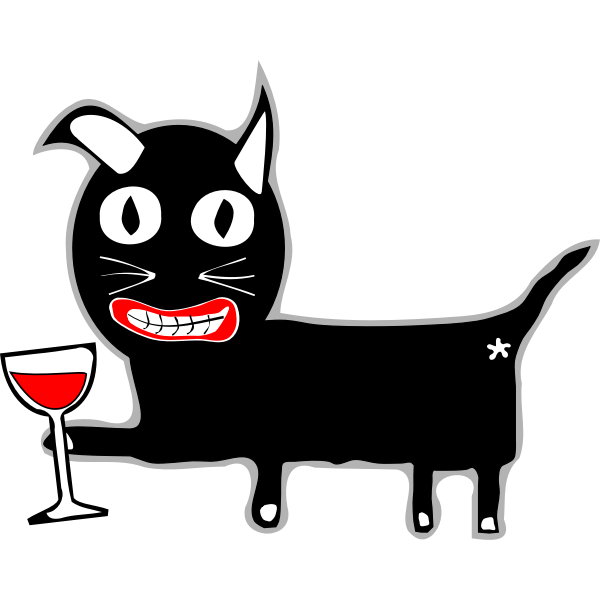 SVG Crazy cat