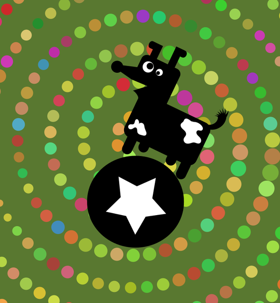 SVG crazy doggy